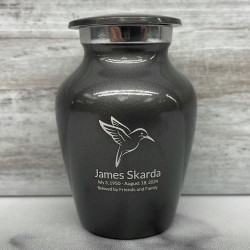 Customer Gallery - Hummingbird Keepsake Urn - Gunmetal Gray