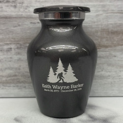 Customer Gallery - Sasquatch Keepsake Urn - Gunmetal Gray
