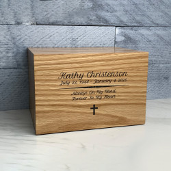 Customer Gallery - Traditions Oak Cremation Urn
