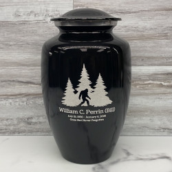 Customer Gallery - Sasquatch Cremation Urn - Jet Black