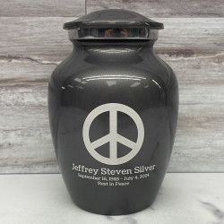 Customer Gallery - Peace Sharing Urn - Gunmetal Gray