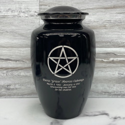 Customer Gallery - Pentagram Cremation Urn - Jet Black