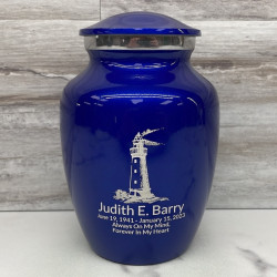 Customer Gallery - Lighthouse Sharing Urn - Midnight Blue