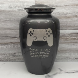 Customer Gallery - Gaming Controller Cremation Urn - Gunmetal Gray