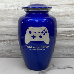 Customer Gallery - Wireless Controller Cremation Urn - Midnight Blue
