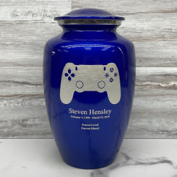 Customer Gallery - Gaming Controller Cremation Urn - Midnight Blue