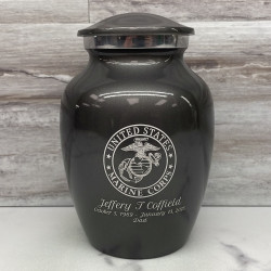 Customer Gallery - Marine Corps Sharing Urn - Gunmetal Gray