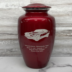 Customer Gallery - Muscle Car Cremation Urn - Ruby Red