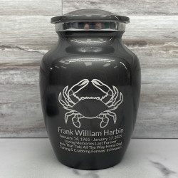 Customer Gallery - Crab Sharing Urn - Gunmetal Gray