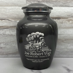 Customer Gallery - Train Sharing Urn - Gunmetal Gray