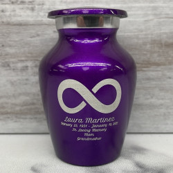 Customer Gallery - Infinity Keepsake Urn - Purple Luster
