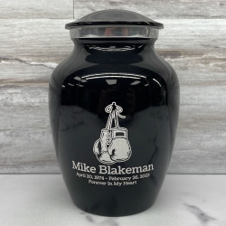 Customer Gallery - Boxing Gloves Sharing Urn - Jet Black