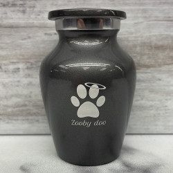Customer Gallery - Keepsake Angel Paw Pet Cremation Urn - Gunmetal Gray