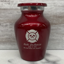 Customer Gallery - Firefighter Keepsake Urn - Ruby Red