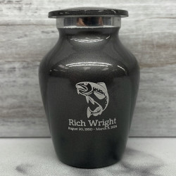Customer Gallery - Fishing Keepsake Urn - Gunmetal Gray