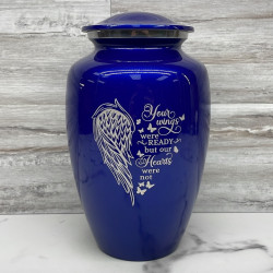 Customer Gallery - Your Wings Were Ready Cremation Urn - Midnight Blue