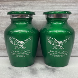 Customer Gallery - Eagle Keepsake Urn - Shamrock Green
