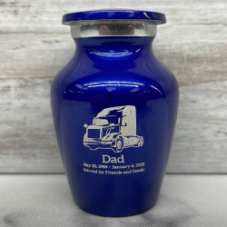 Customer Gallery - Semi Truck II Keepsake Urn - Midnight Blue
