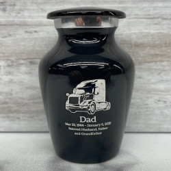 Customer Gallery - Semi Truck II Keepsake Urn - Jet Black