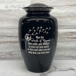 Customer Gallery - Winds of Heaven Cremation Urn - Jet Black