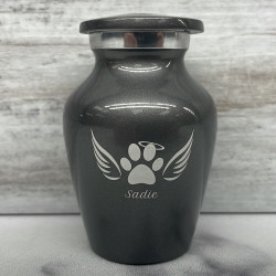 Customer Gallery - Keepsake Angel Wings Pet Cremation Urn - Gunmetal Gray