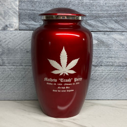 Customer Gallery - Marijuana Cremation Urn - Ruby Red