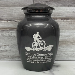 Customer Gallery - Mountain Bike Sharing Urn - Gunmetal Gray