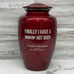 Customer Gallery - Hot Body Cremation Urn - Ruby Red