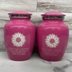 Customer Gallery - Sunflower Sharing Urn - Rose Pink