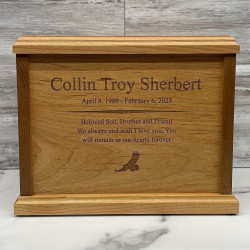 Customer Gallery - Signature Alder Cremation Urn