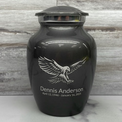 Customer Gallery - Eagle Sharing Urn - Gunmetal Gray