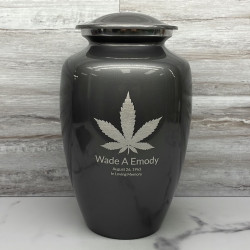 Customer Gallery - Marijuana Cremation Urn - Gunmetal Gray