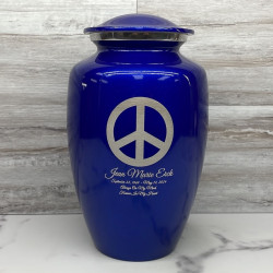 Customer Gallery - Peace Cremation Urn - Midnight Blue