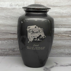 Customer Gallery - Offroad Truck Cremation Urn - Gunmetal Gray
