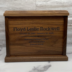 Customer Gallery - Signature Walnut Cremation Urn