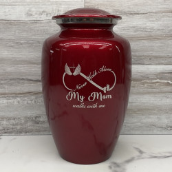Customer Gallery - My Mom Walks With Me Cremation Urn - Ruby Red