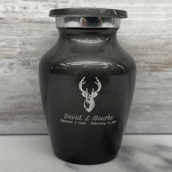 Customer Gallery - Deer Bust Keepsake Urn - Gunmetal Gray