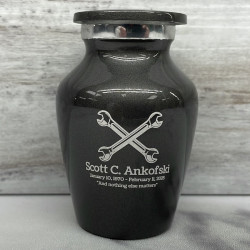 Customer Gallery - Mechanic Wrench Keepsake Urn - Gunmetal Gray