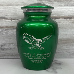 Customer Gallery - Eagle Sharing Urn - Shamrock Green
