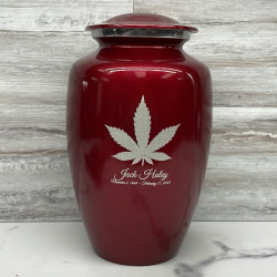 Customer Gallery - Marijuana Cremation Urn - Ruby Red
