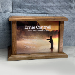 Customer Gallery - Fisherman III Cremation Urn - Prestige Walnut