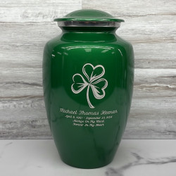Customer Gallery - Shamrock Cremation Urn - Shamrock Green