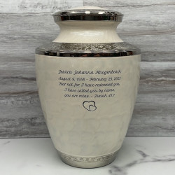 Customer Gallery - Radiant White Cremation Urn