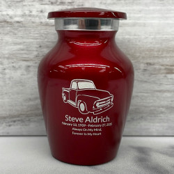 Customer Gallery - Classic Stepside Truck Keepsake Urn - Ruby Red