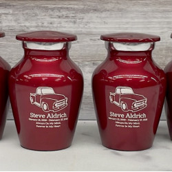 Customer Gallery - Classic Stepside Truck Keepsake Urn - Ruby Red