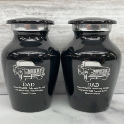 Customer Gallery - Truck IV Keepsake Urn - Jet Black