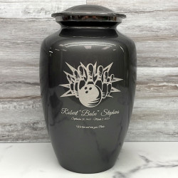 Customer Gallery - Bowling Cremation Urn - Gunmetal Gray