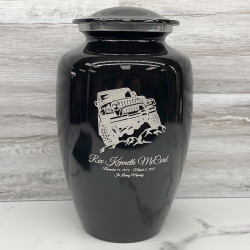 Customer Gallery - Offroad Truck Cremation Urn - Jet Black