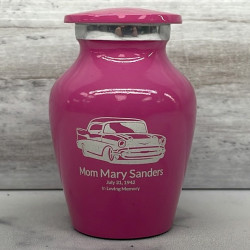 Customer Gallery - Classic Car Keepsake Urn - Rose Pink