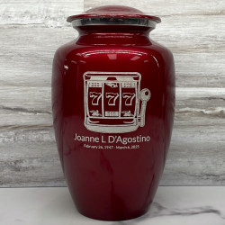 Customer Gallery - Slot Machine Cremation Urn - Ruby Red
